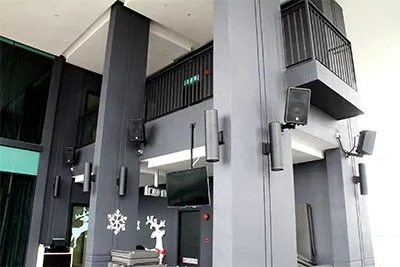 金百博凭借其久经考验的音质被马六甲瑞士花园酒店及公寓选中