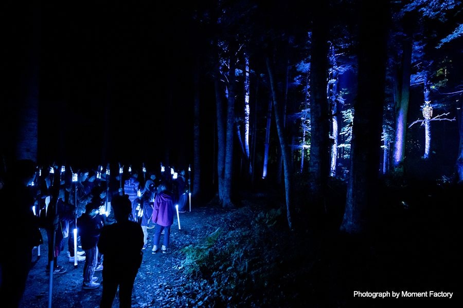 案例｜金百博为壮观的Kamuy Lumina魔法夜行旅游项目提供配乐设备
