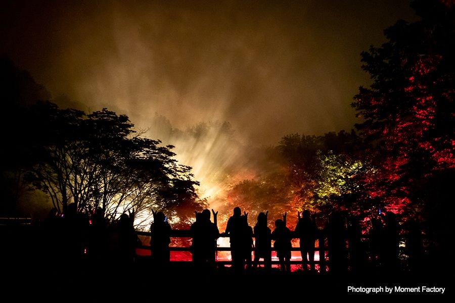 案例｜金百博为壮观的Kamuy Lumina魔法夜行旅游项目提供配乐设备