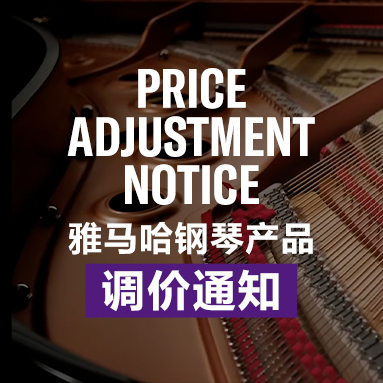 金百博钢琴产品调价通知
